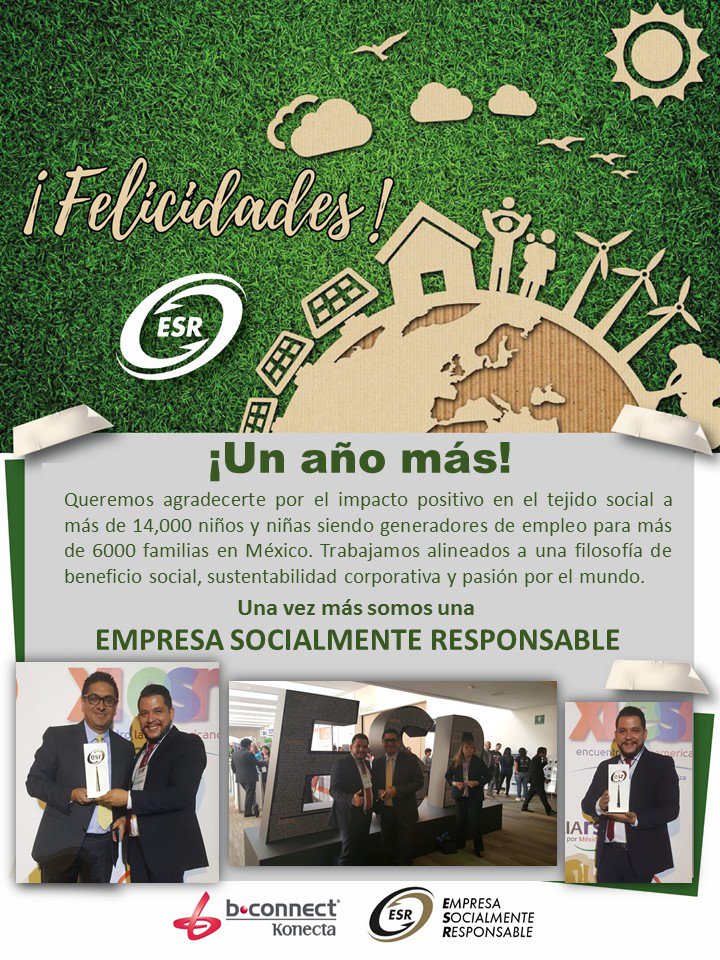 BKonectate's tweet photo. ¡Un año más! Gracias por formar parte de este gran logro #FamiliaBKonectate https://t.co/YRP2LddCF0
