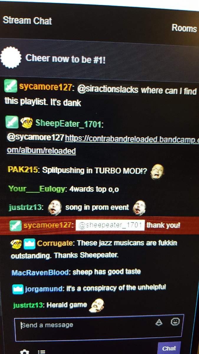 ContraReloaded's tweet image. It's cool to hear about people talking about our VGM arrangements in a chat room. Our next video is in the works.