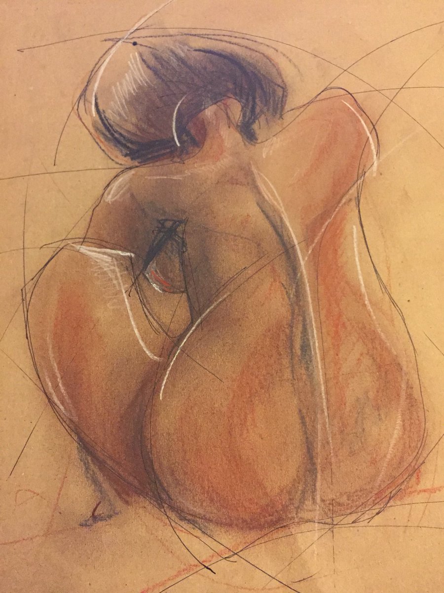 LynneWinThomas's tweet photo. Second in the series of #latenightscribbles #lifedrawing #art https://t.co/7LtOgdPNIg