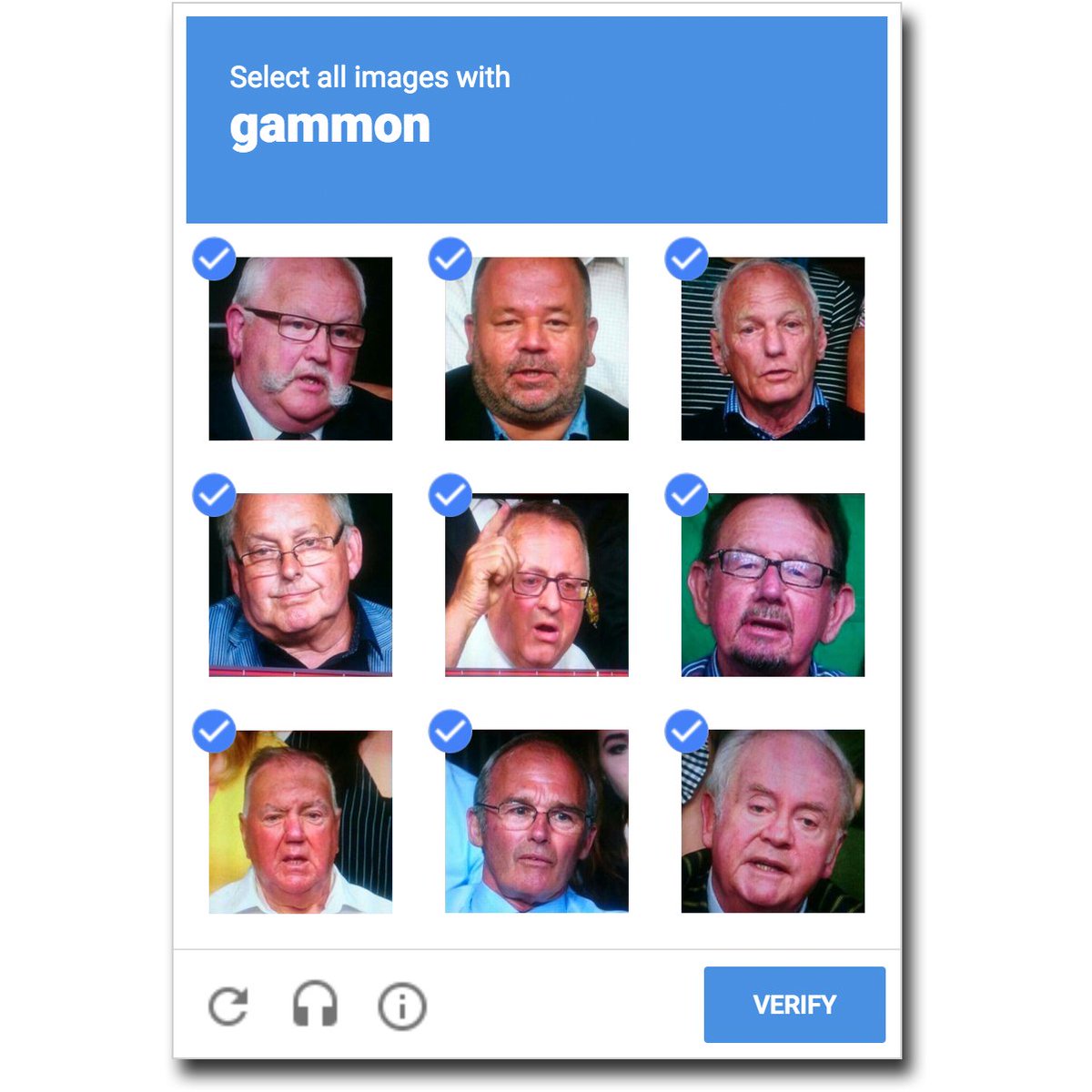 Don't know about you, but I think that #Google #ReCAPTCHA is getting easier these days... #Gammon #GammonGate #GoogleReCaptcha