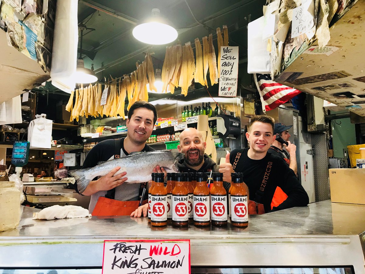 Umami 33 (@umami33) on Twitter photo Restocking Umami 33 at the famous <a href="/pikeplacefish/">Pike Place Fish</a> today! Love this place!!! #umami33 #grilling Perfect match = amazing seafood from Pike Place Fish Market + Umami 33! Restocking Umami 33 at the famous <a href="/pikeplacefish/">Pike Place Fish</a> today! Love this place!!! #umami33 #grilling Perfect match = amazing seafood from Pike Place Fish Market + Umami 33!