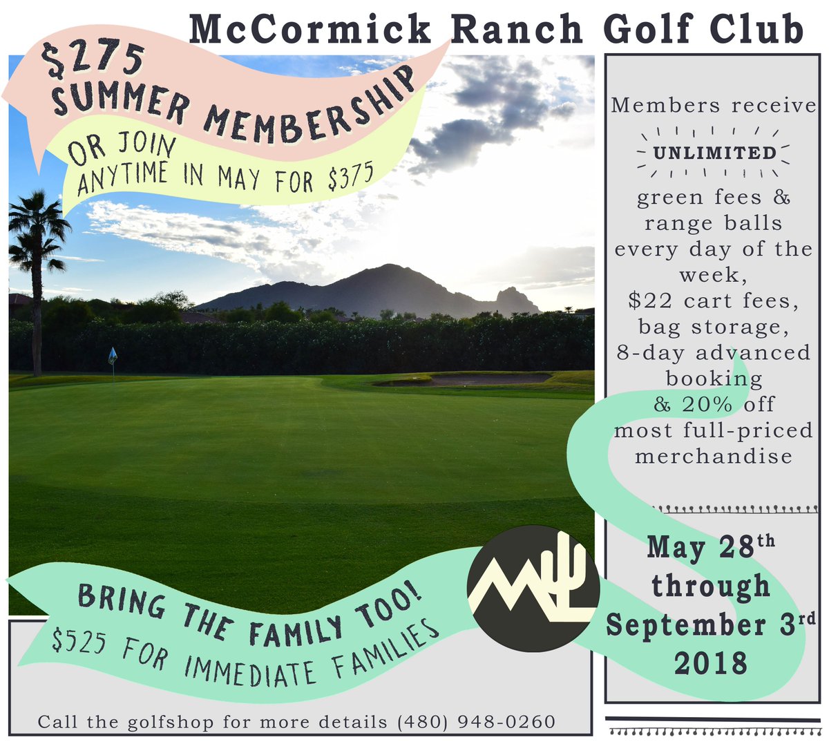 Summer is here, embrace it. mccormickranchgolf.com/golf/membershi…