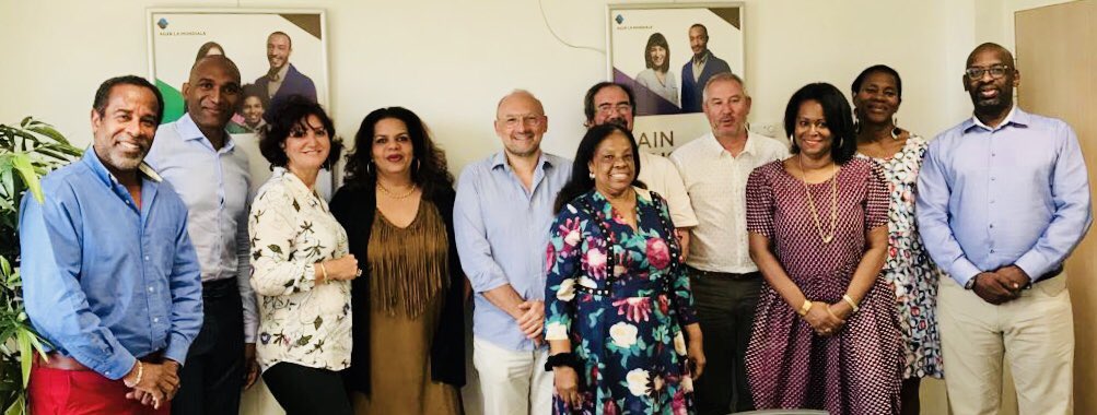 JoelDestom's tweet photo. Le Pdt et le Dir #AMPHITEA ont réuni les Correspondants régionaux et invité les managers du réseau commercial #AG2RLAMONDIALE
Une journée d’échanges constructifs sur l’actualité de la Guyane, de la Martinique & de la Guadeloupe et sur le déploiement du Plan CAP 2020 d'#AMPHITEA https://t.co/th72CcEqt8