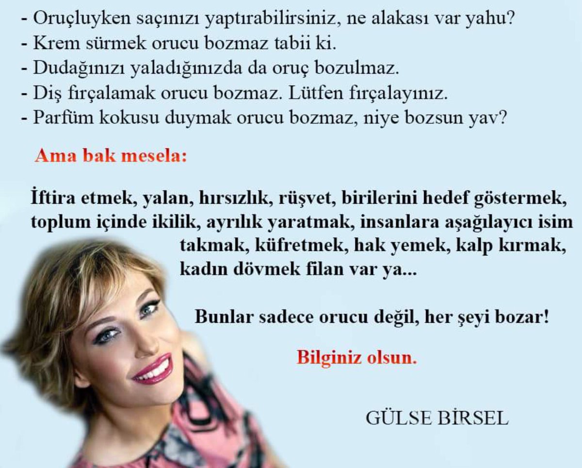 cavitzengincell's tweet photo. @zzoguz @fdmkl55 @EvitanNeslihan @ayseucar5 @MKAizmirlim @ozge_onel @B6tur @nazli_xx @BerilDeniz77 @kursat_altay @Dilberi_Rana @Esiniffo @varya_dlbrz @sadem_che @Hilalzcan20 @Cavitcell #MANİ
#CavitCE #MANİdar
/
#RAMAZAN a kaldılar
#YOBAZLAR iftira atarlar
#AllahNiyeAffetsinKi;
#HayırlıRamazanlar
#CavitZENGİN
/
#CavitZENGİNcell
#Cavitcell
@Cavitcell
@cavitzengincell
/
Bunlar sadece orucu değil, herşeyi bozar.
Bilginiz olsun.
#GülseBİRSEL👉https://t.co/nycPguR0i8 https://t.co/zDFw4nG2kI