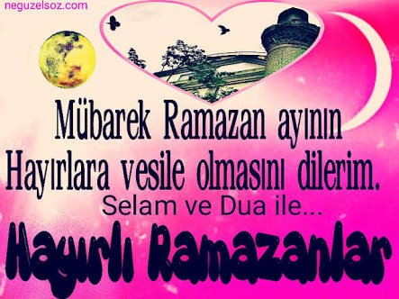 Hayırlı ramazanlar olsun inşallah.