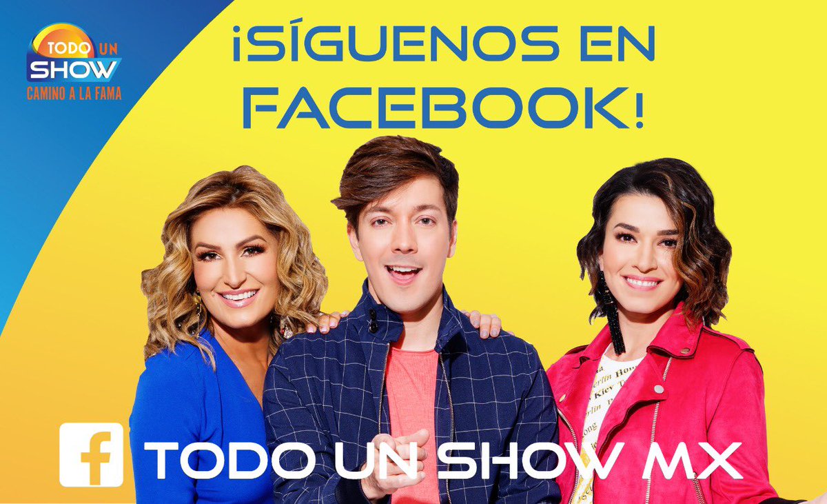 TodoUnShowMX's tweet photo. ¿Ya nos sigues en Facebook? 📲🖥

¡Encuéntranos como ‘Todo Un Show MX’! 👏🏻🎉🙌🏻☀️🎊 https://t.co/Wv64M26Jer