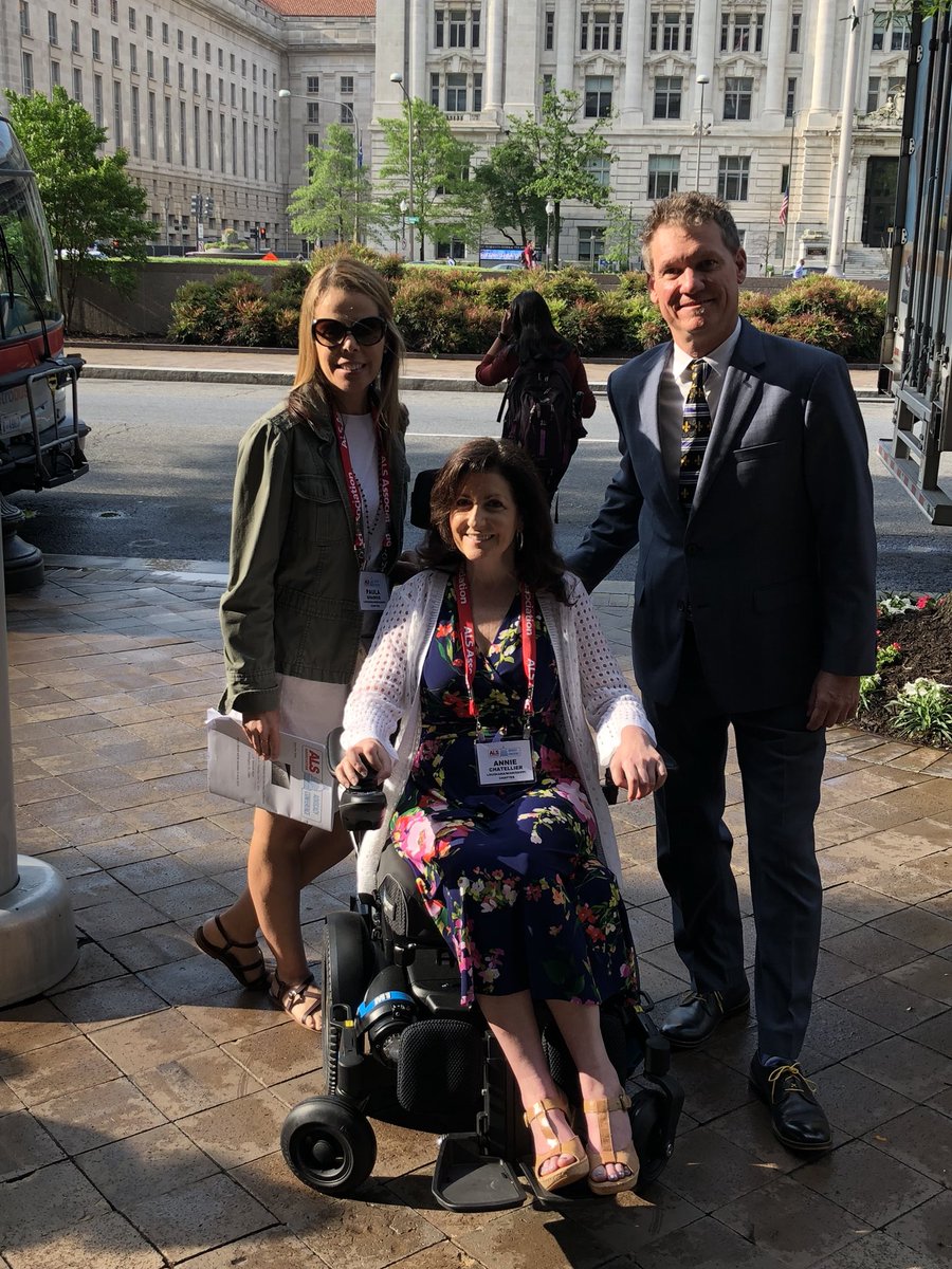 sparker12b's tweet image. Thank you @BillCassidy @SenatorCassidy for supporting our friend Annie Chatellier easing SSI 5 mos requirement #ALSadvocacy #ALSHillDay18