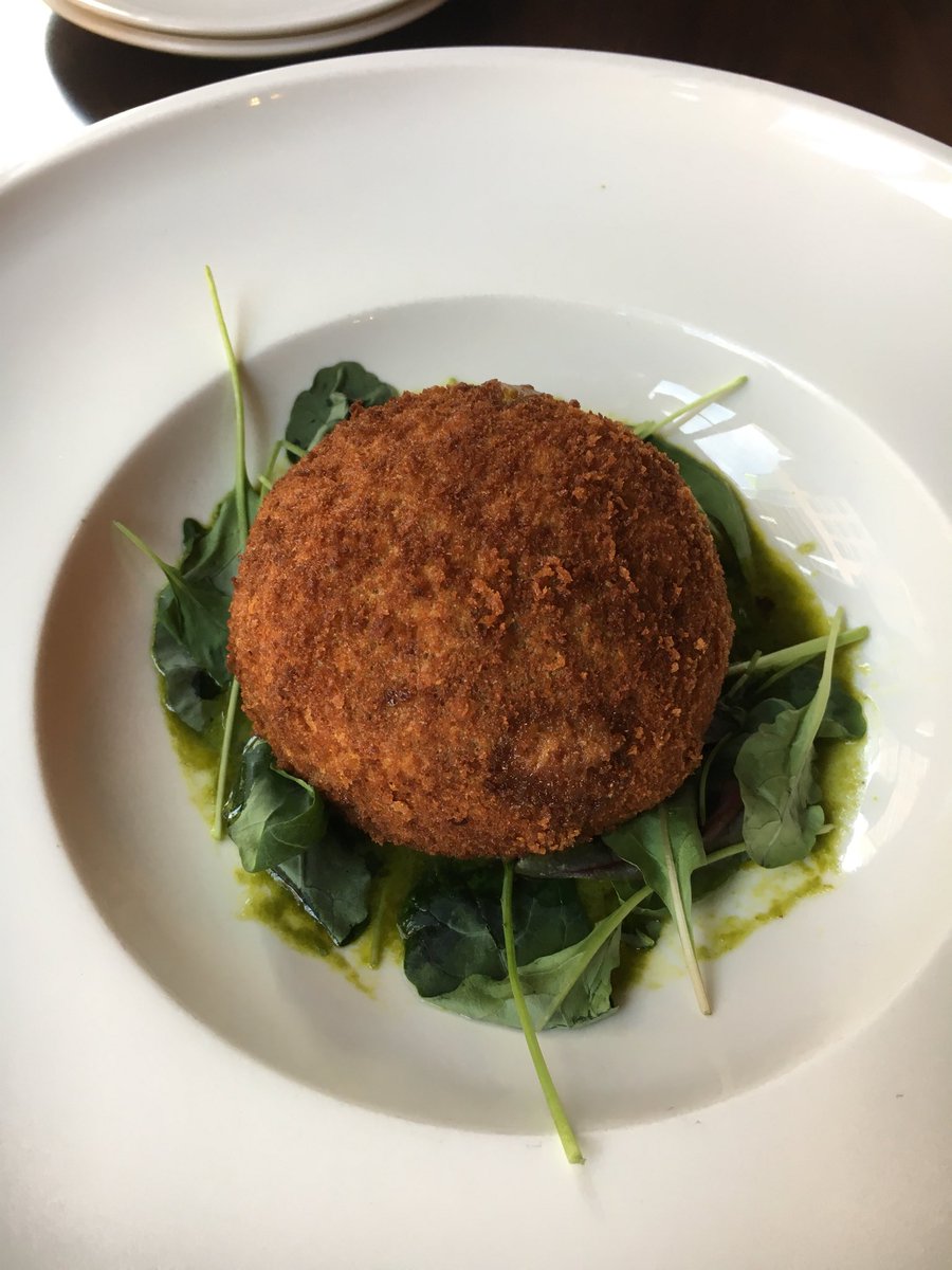 I tried a Scotch Egg today for the first time <a href="/BarringtonSteak/">BarringtonSteakhouse</a> House.  Pretty good, even though I didn’t see any evidence of Scotch!
