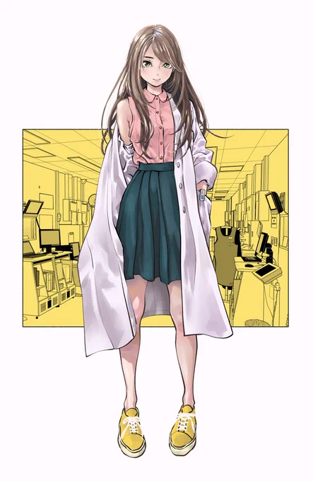 本日発売のグランドジャンプ12号
弓月光先生画業50周年という大偉業の傍らラジエーションハウスはちょうど連載50話です!
https://t.co/Mv7YXh35Np

IVR編最終話。そろそろラブコメパートも動き始めそうな感じです。
カラーは少しワキをやり過ぎました。 