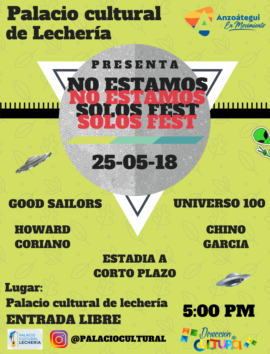 GoodSOficial's tweet photo. Este 25 de mayo estaremos en el No estamos solos fest! ENTRADA LIBRE! #Lecheria #Barcelona #PuertoLaCruz https://t.co/Rr2u0r9JkR