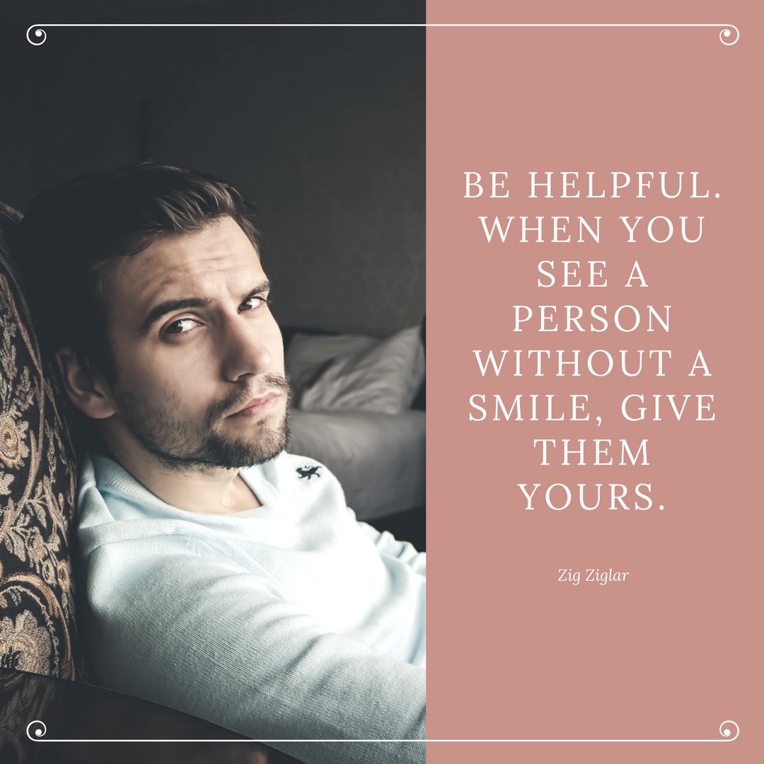 fred_holmes's tweet photo. #PayItForward
.
"Be helpful. When you see a person without a smile, give them yours." -Zig Ziglar
.
.
.
#networkmarketing #networkmarketingpro #millionairemindset #millionairemaker #personaldevelopment #success #zija #zijafred #livelife #lovelife #inspirationalquotes #motivation https://t.co/AYyyL3qrAk