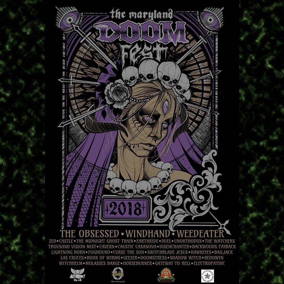 MdDoomFest's tweet photo. #DoomMetal #3daysofdoom #mddf #fuzz #riffage #psych #doom #heavy #heavymetal #playitheavyplayitslow #tunedownplayslow #loudampssavelives #DoomMetalBands #StonerRock #MdDoom #marylanddoom #capitolhemp #riffrelevant #baltimoretattoomuseum #oliverbrewingco https://t.co/tPPanF2U5v