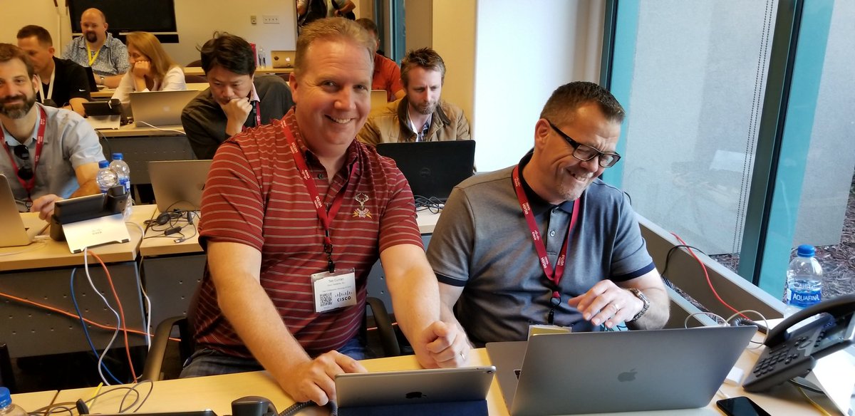 RTrifanov's tweet photo. Look how fun the #broadsoft lab at the #cisco #collabvt is! You still have a chance tomorrow! #collaboration https://t.co/0NY6vC7qr4