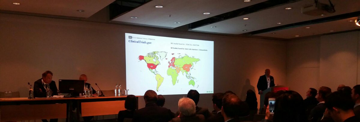KSlynarski's tweet photo. #ESSKA18 During the session on the treatment of cartilage degeneration, I had the opportunity to present successful treatment of cartilage damage by using cells from fat. Once again: MSC (Mesenchymal Stem Cells), they are not really Stem Cells! https://t.co/O0OwpQOwdz