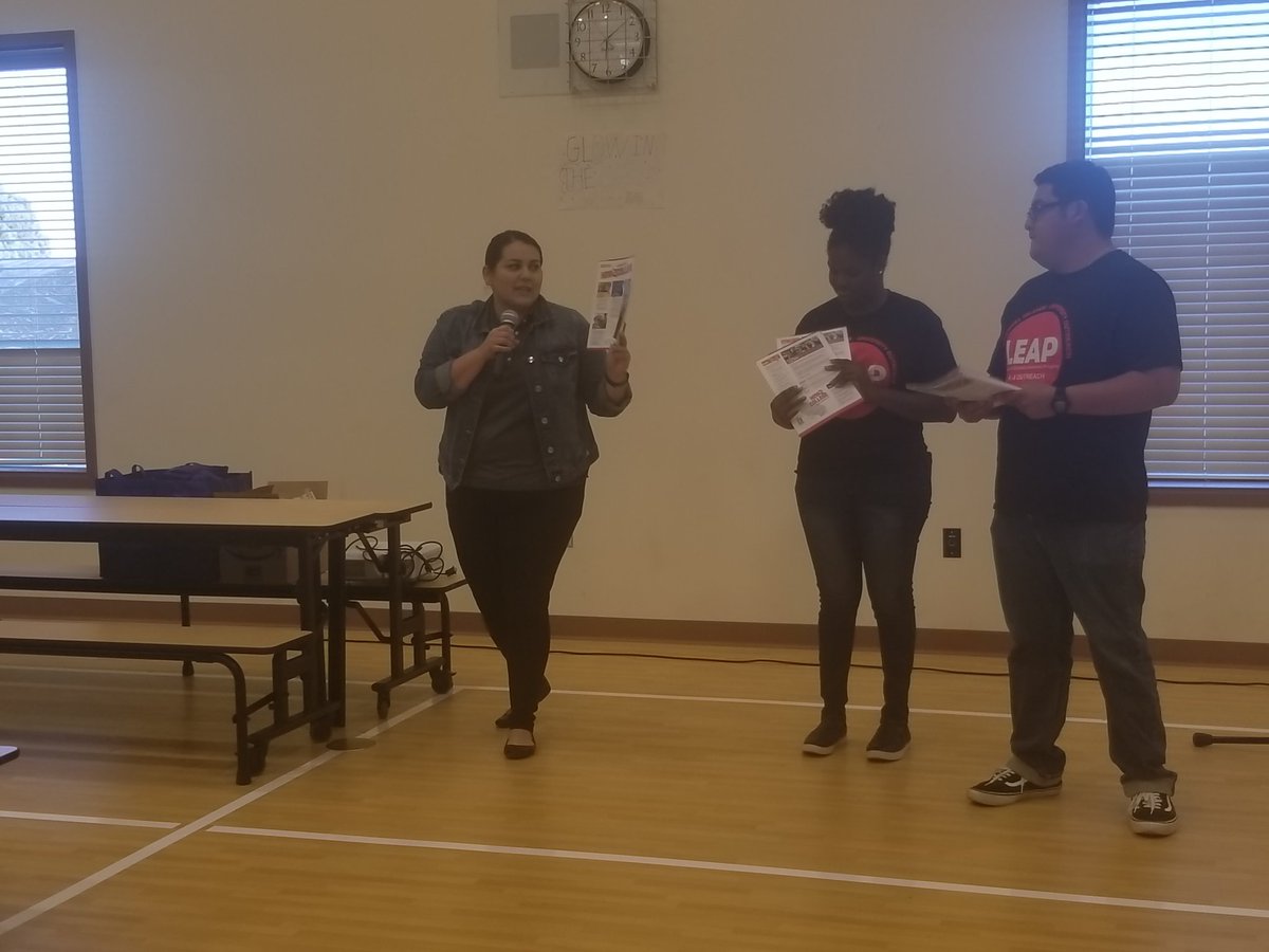 MsAllisonCordes's tweet photo. Happening now...@csuci college outreach! LEAP in to it!  @OxnardSD @LemonwoodLions #LWmiddleschol https://t.co/EeCcibaChU