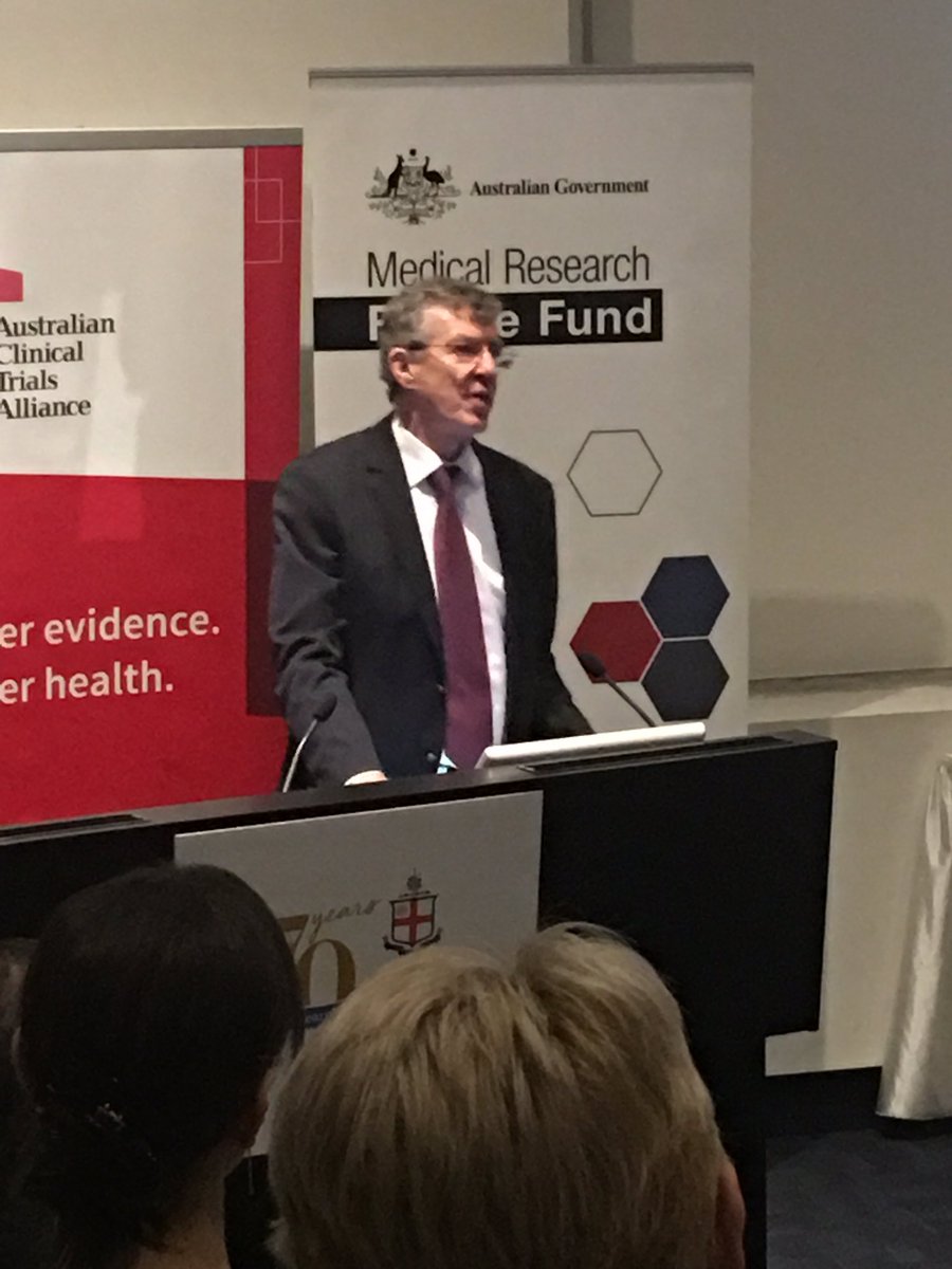 praxisaus's tweet photo. Ian Frazer talking about the importance of training for our future #clinicaltrials sector. @praxisaus #ResearchEssentials making an impact. https://t.co/vAM3rAdvrW