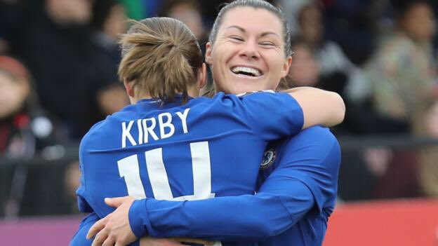 StatsChristian's tweet photo. #ChelseaLFC 2017-18 @FAWSL title winning season:

1️⃣7️⃣ games
1️⃣2️⃣ wins
5️⃣ draws
0️⃣ defeats
4️⃣1️⃣ scored
1️⃣1️⃣ conceded
1️⃣0️⃣ clean-sheets
1️⃣6️⃣ games scored in

2️⃣nd @SSEWomensFACup &amp; #WSL double in 3 years.

🏆 #CLFC 👏🏻 https://t.co/WXh37bVNaR