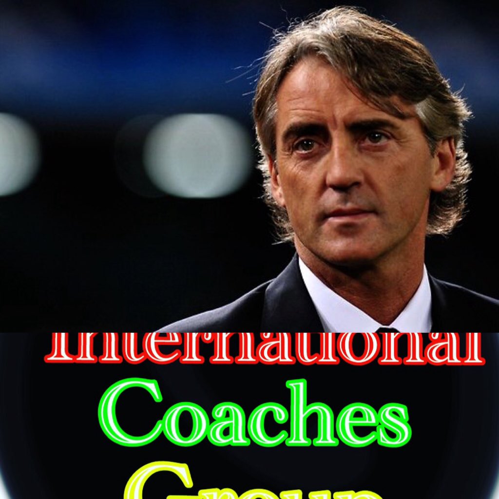 Intcoachesgroup's tweet photo. 🔦Coach Roberto Mancini, 53yrs old. Preferred formation 1-4-3-3 @azzurri Head Coach. Ex @ManCity @Galatasaray ➕@Zenitspb 🏆Has won 12 trophies https://t.co/TD7fffWq7V