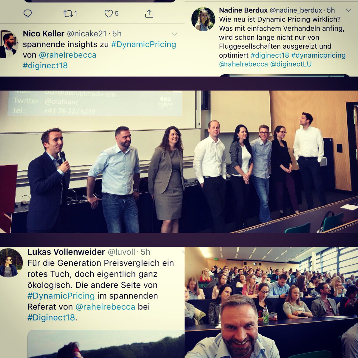 rahelrebecca's tweet photo. #diginect18 was fun! Thank you for having me! 
#wheredigitalsconnect #dynamicpricing #wunderwaffe oder #kundenschreck #crowdfunding #Influencermarketing #datenanalyse #contentfirst #artificalIntelligence #workforcepotential #digitalmarketing #hslu https://t.co/e6dYF8tWYD