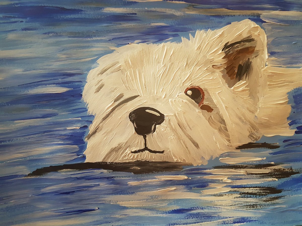 'Like' abigail barry art on facebook !! 
Art for everyone ! 
#hernebayartist  #art #dog #painting
<a href="/HelloHerneBay/">Hello Herne Bay</a>  <a href="/madeinhernebay/">Made in Herne Bay</a>  <a href="/BeachCreative/">Beach Creative CIC</a>  @HerneBayMatters