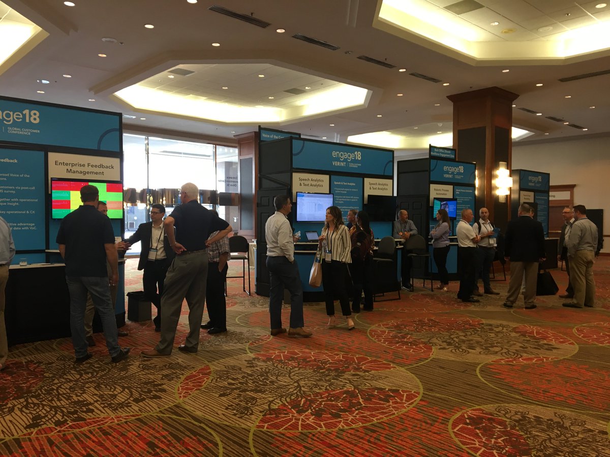 ScottBakken's tweet photo. Great first day of #Engage18 filled with very informative #speechanalytics sessions. Looking forward to our breakout at 1:45 pm tomorrow. Make sure to stop by in room: Dallas B https://t.co/6UFFrOismJ