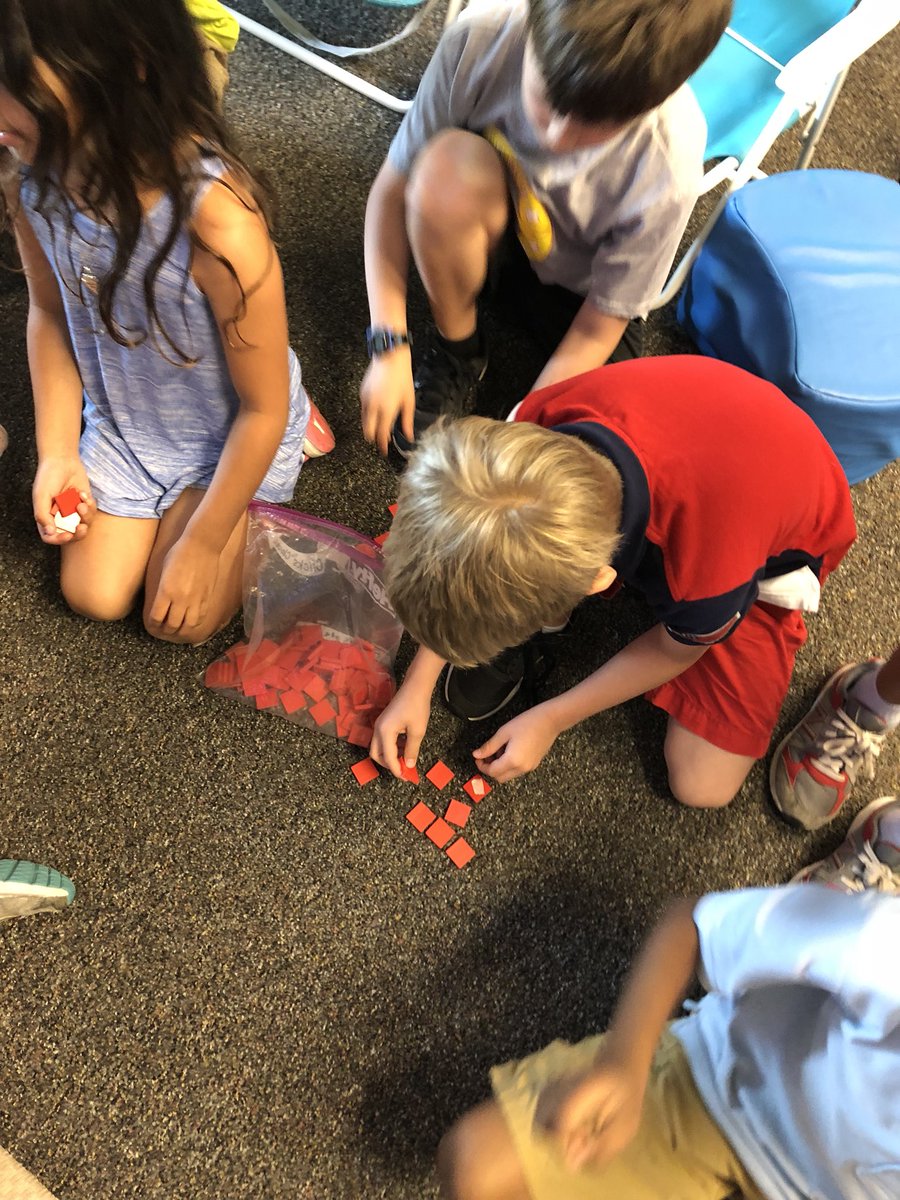 TheBeachDA's tweet photo. Net or not? The #BeachBuddies looked at ways squared can be “folded” to make a cube. 📦 #exploring #math #geometry https://t.co/H1pXnHBxXj