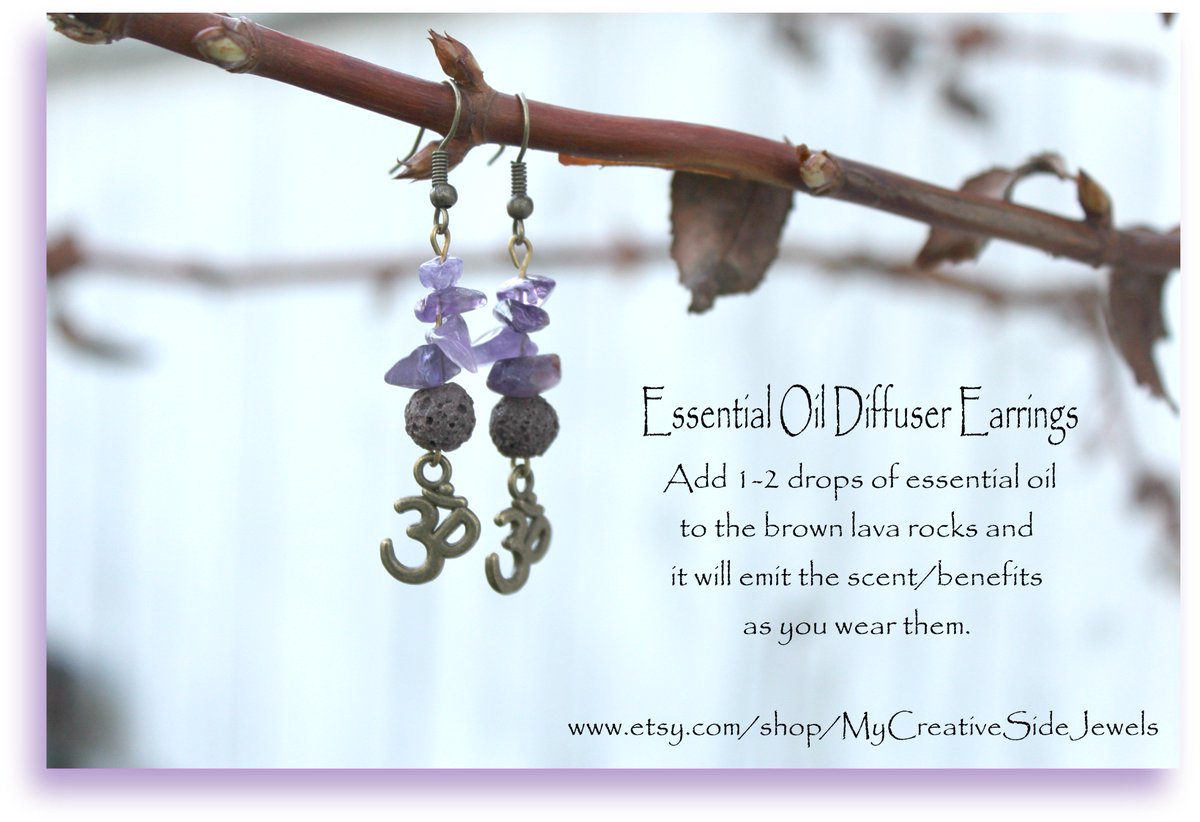 VanessaCarrett1's tweet photo. https://t.co/nHvaFPZiZf #amethyst #amethystearrings #purpleearrings #diffuserearrings #lavarockearrings #aromatherapyjewelry #gemstoneearrings #omearrings #om #yogajewelry #epiconetsy #craftychaching #integritytt #integrityMaday #etsyteamunity #specialt #etsyfinds #bohoearrings https://t.co/Y4z9NMO5zT