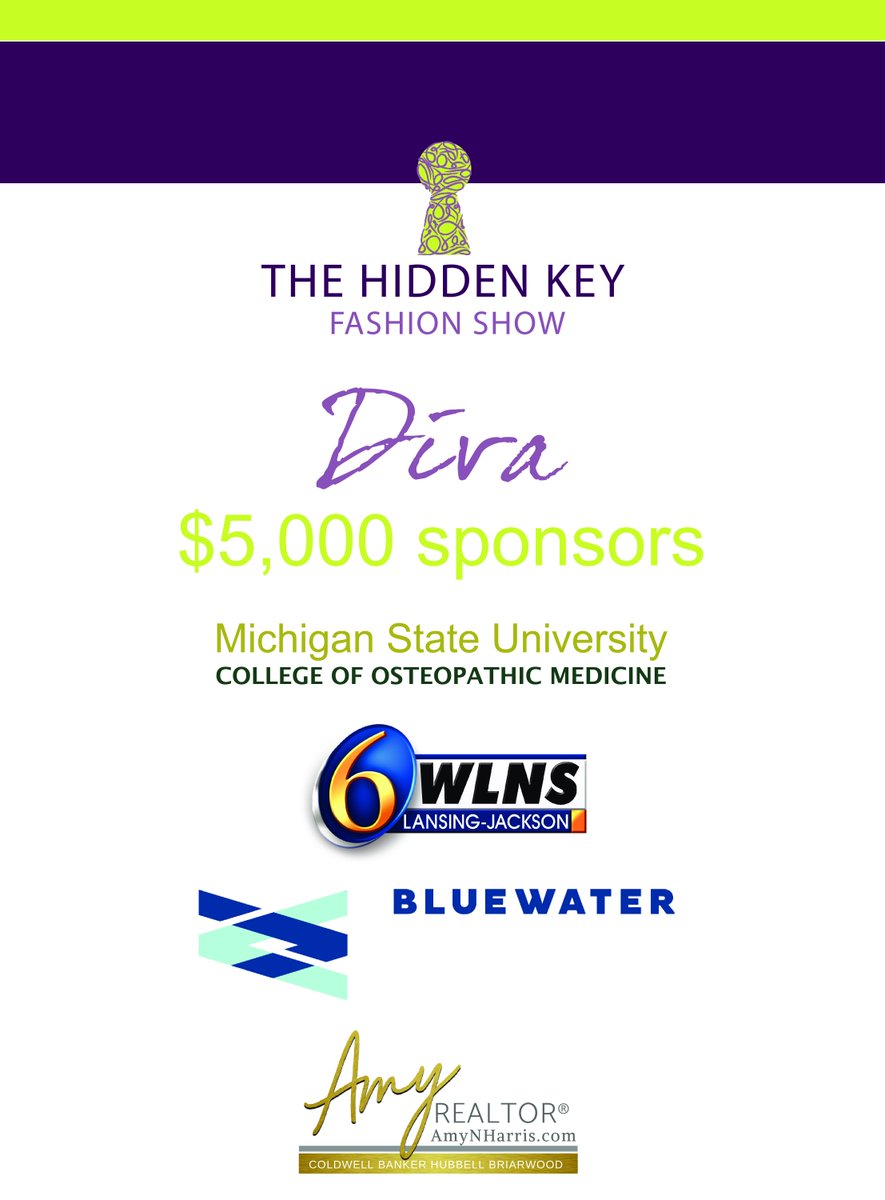 <a href="/AitchFoundation/">The Aitch Foundation</a> would like to thank our 2018 Diva Sponsors: MSU College of Osteopathic Medicine, <a href="/WLNS/">WLNS</a>, <a href="/BWTechnologies/">Bluewater</a>, &amp; Amy N. Harris Reltor. Who gives back to the community around them more than we know. We #Thank our #Diva sponsors for all they do to better our #Community.