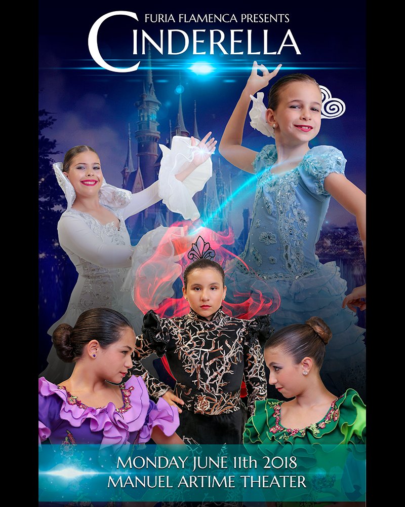 Furia_Flamenca's tweet photo. CINDERELLA. We are very exited to share all the magic with you ... Monday June 11th -7:00pm
Come and enjoy the magic with us!!! #furiaflamenca #Cinderellafuria https://t.co/3mKd6UEkTB