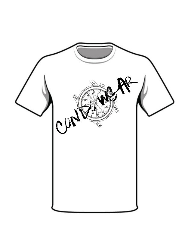 RoyzyRothschild's tweet photo. #condowear (time waits for no one ) t shirts ;) super siked bout all these me https://t.co/hvHjv8c5fZ