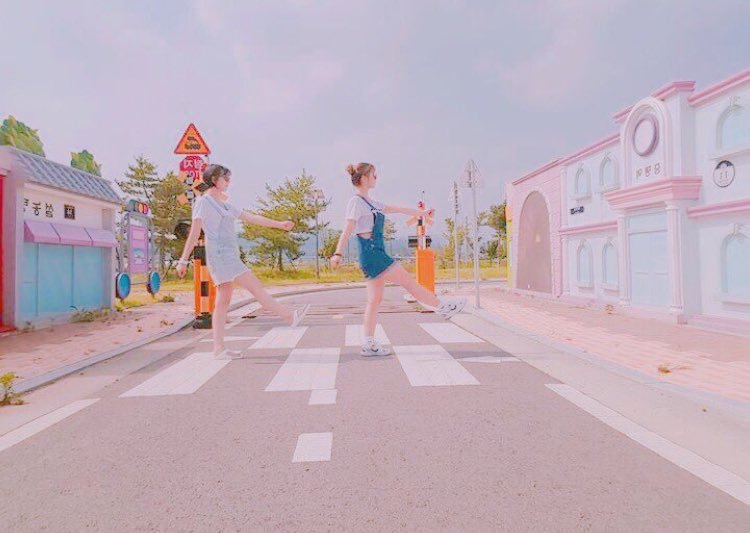 韓国 トレンド情報 韓国にある 曽坪自転車公園 元々は小さい子が自転車を練習するための 場所だったらしいよ 小さい建物とかあって可愛い 韓国に行ったら絶対行きたい