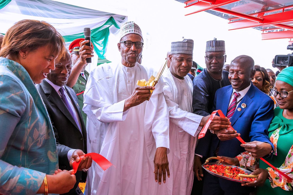 The <a href="/officialEFCC/">EFCC Nigeria</a> Head Office, Abuja, commissioned by Pres <a href="/MBuhari/">Muhammadu Buhari</a>.The FG should insulate EFCC from politics, pay good salary, invest in the recruitment &amp; training of adequate &amp; qualified staff to enable the agency discharge its responsibilities.Congrats to Magu &amp; his team! 👏🏼