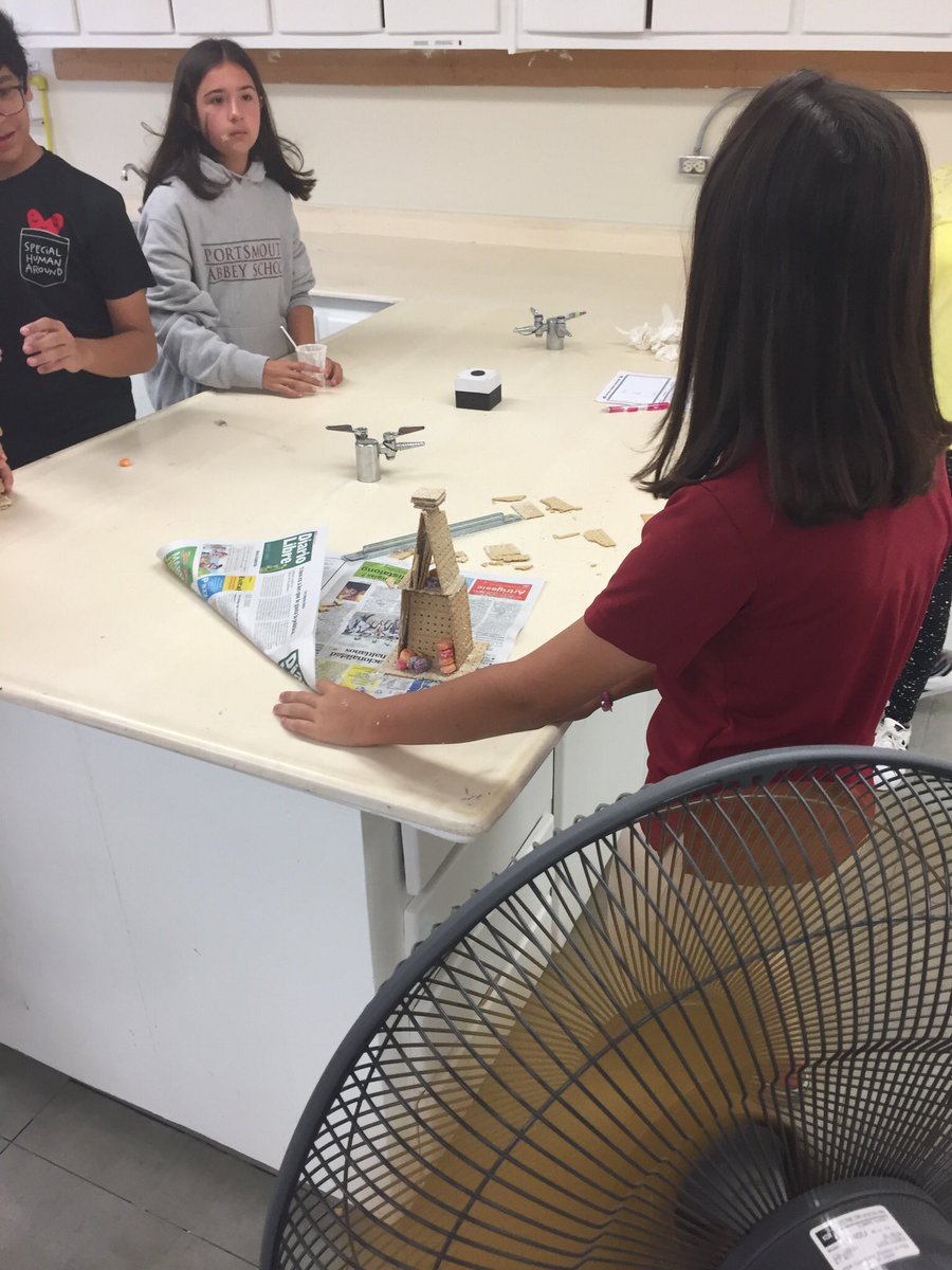 shegrows2's tweet image. Can you create a gingerbread house to withstand hurricane force winds?