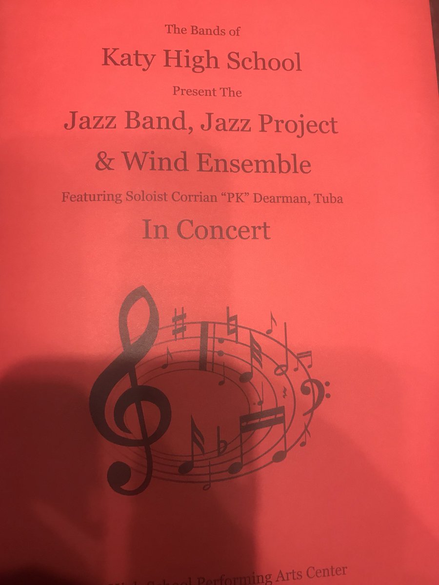 katyhsband's tweet photo. Join us on our Facebook page to watch PK Dearman’s solo. Katy High School Tiger Band https://t.co/O23fBxTO9l