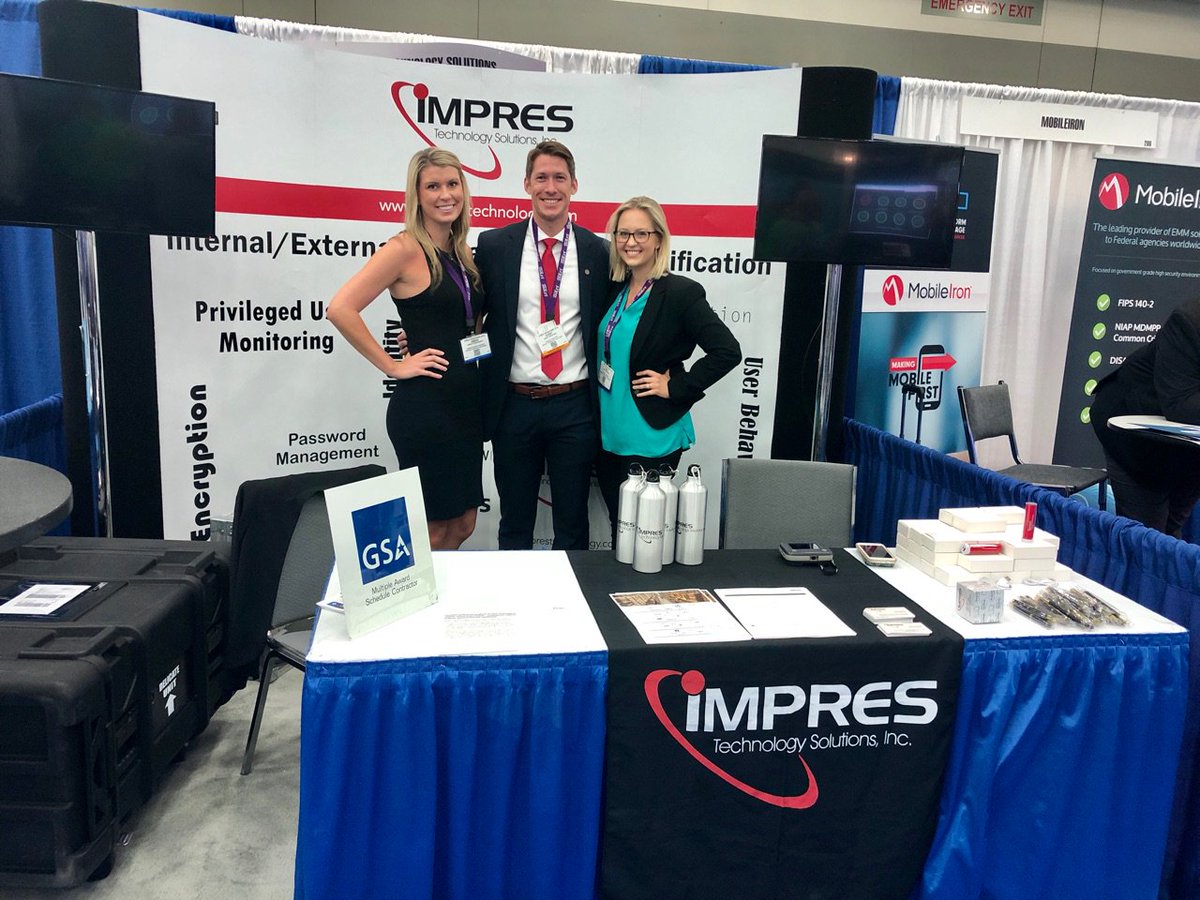 IMPRES_Tech's tweet image. Did you miss us today at the AFCEA Defensive Cyber Operations Symposium? Don&apos;t worry we will still be there tomorrow and Thursday. Come by and say hello we are at BOOTH #288  #AFCEACyber #AFCEACyberexpo #IMPRESTechnology #AirForce @AFCEACyberExpo