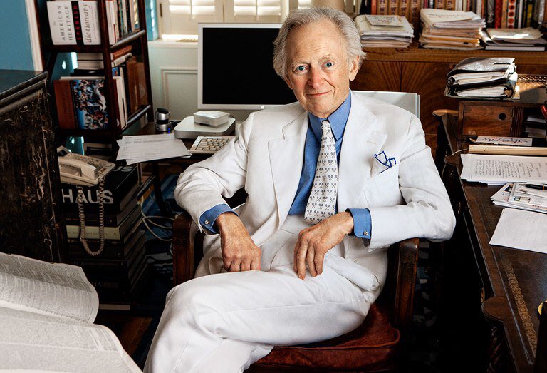 Aw man, just saw the news. He was soooo terrific. Even his later books #IAmCharlotteSimmons or essays like #HangingUp or the triumph of #AManInFull he was the deffiniton of a curious, engaged person-he snuck around Miami, researching too. He was an inspiration. He was wonderful.