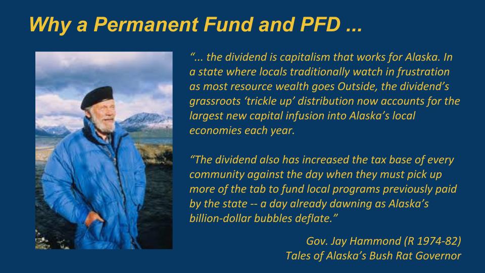 bgkeithley's tweet photo. Today's #PFDcut Factoid: Some politicians today are trying to rewrite the PFD's history. Those seeking to understand the US Constitution start with The Federalist Papers. Those seeking to understand the PFD should start with Governor Hammond. Here is what he had in mind. #akleg https://t.co/bF4PCOXLJ9