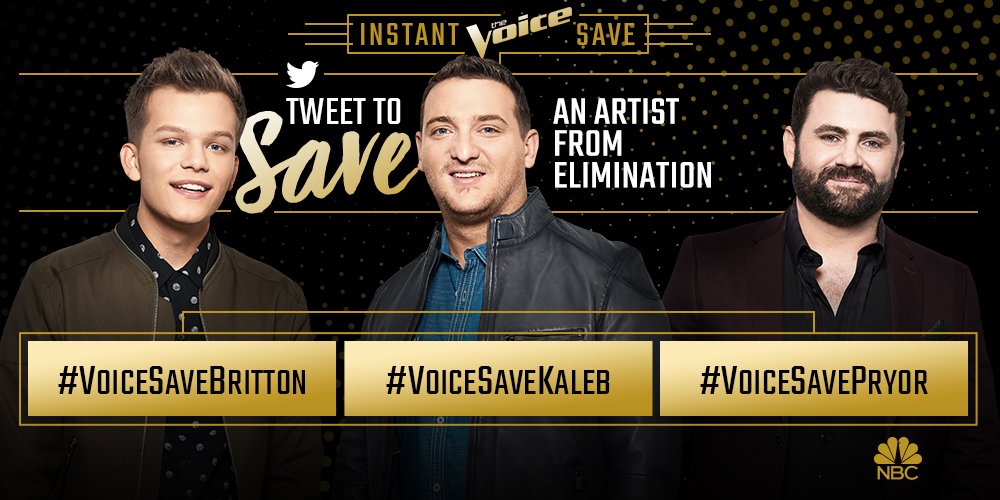 NBCTheVoice's tweet image. #VoiceSave IS OPEN.