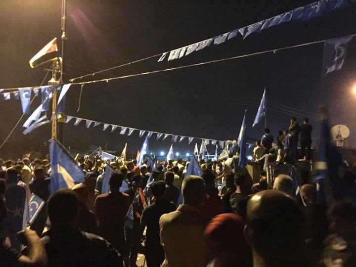 Irak Türkmen Cephesi Lideri Erşat Salihi, Bağdat’tan Kerkük’te grev yapan Türkmenlere telefonla seslendi,  sakin olmalarını ve greve devam etmelerini talep etti.
#DirenKerkük