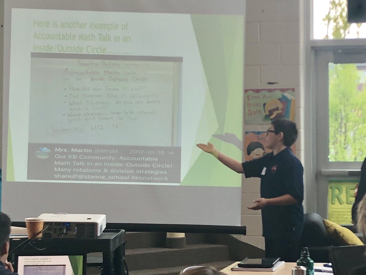 MrsMartinStAnne's tweet photo. Gr. 6 students voice their experience on Knowledge Building & Knowledge Forum in today’s KB Network Session @stanne_school #stannestyle #KB #kbnetwork https://t.co/FCPMLiFH2u