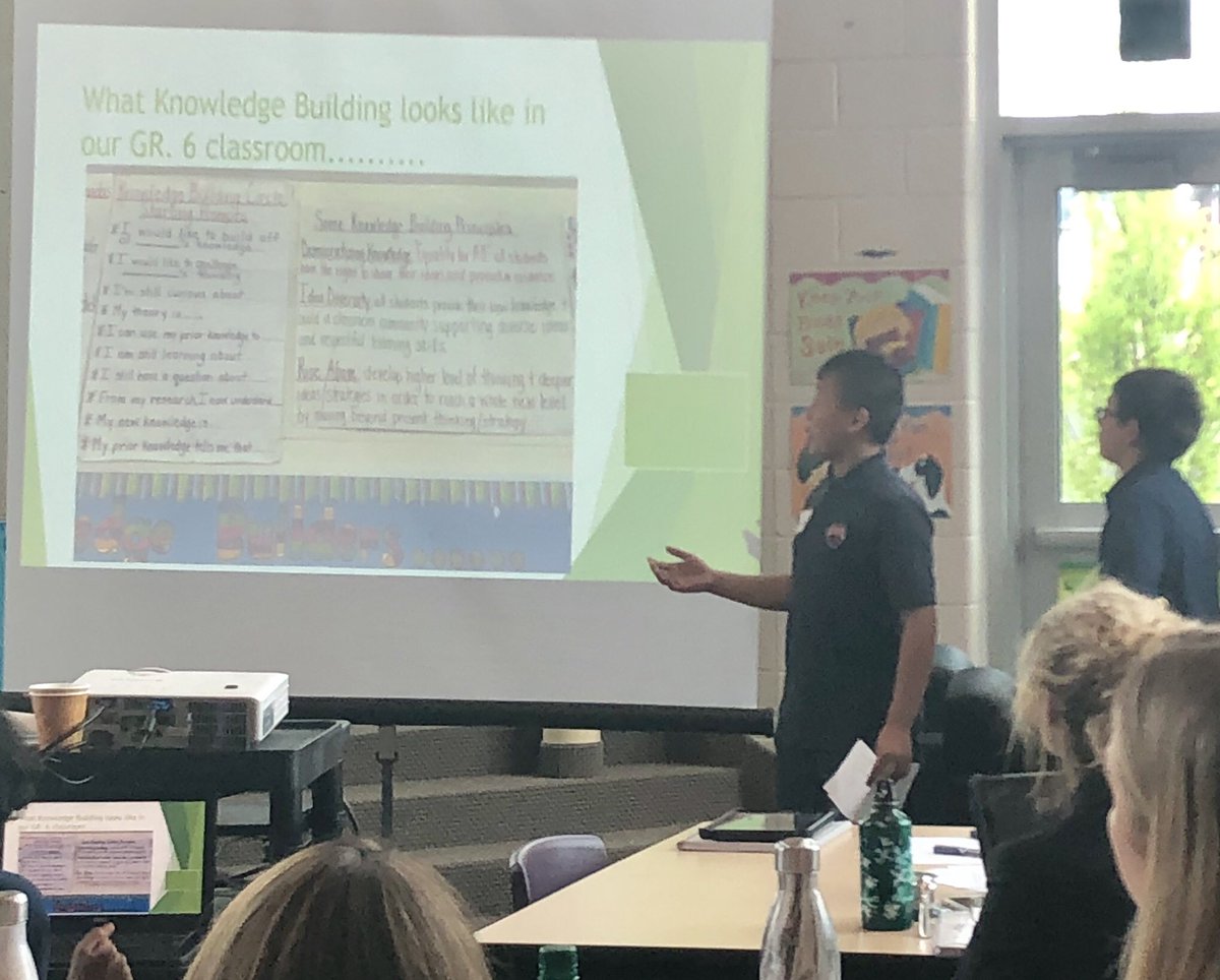 MrsMartinStAnne's tweet photo. Gr. 6 students voice their experience on Knowledge Building & Knowledge Forum in today’s KB Network Session @stanne_school #stannestyle #KB #kbnetwork https://t.co/FCPMLiFH2u