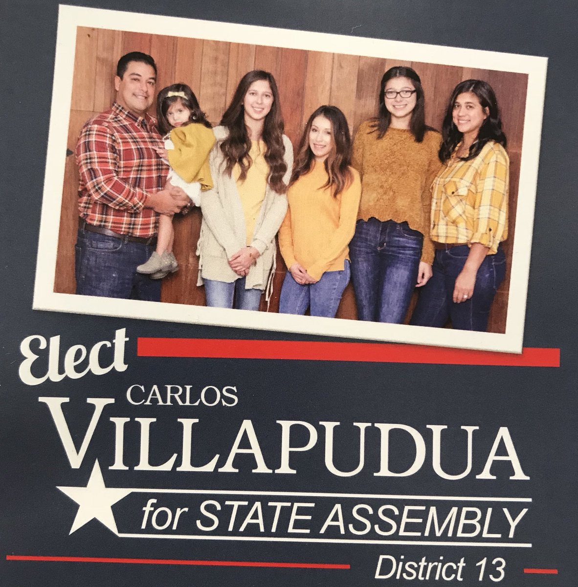 Giving me the opportunity to make a difference at the State level is all I am asking for. Take a leap of faith in me Vote June 5th for Carlos Villapudua.