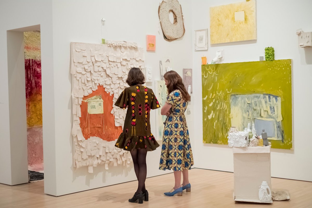 kemperartmuseum's tweet photo. Don't miss Patricia Olynyk, director of the @SamFoxSchool Graduate School of Art, discussing the #MFA18 exhibition, tomorrow , 5/16, at 5p. Find out more at https://t.co/Q6lKjE1cg1 https://t.co/vxHPodJUVo
