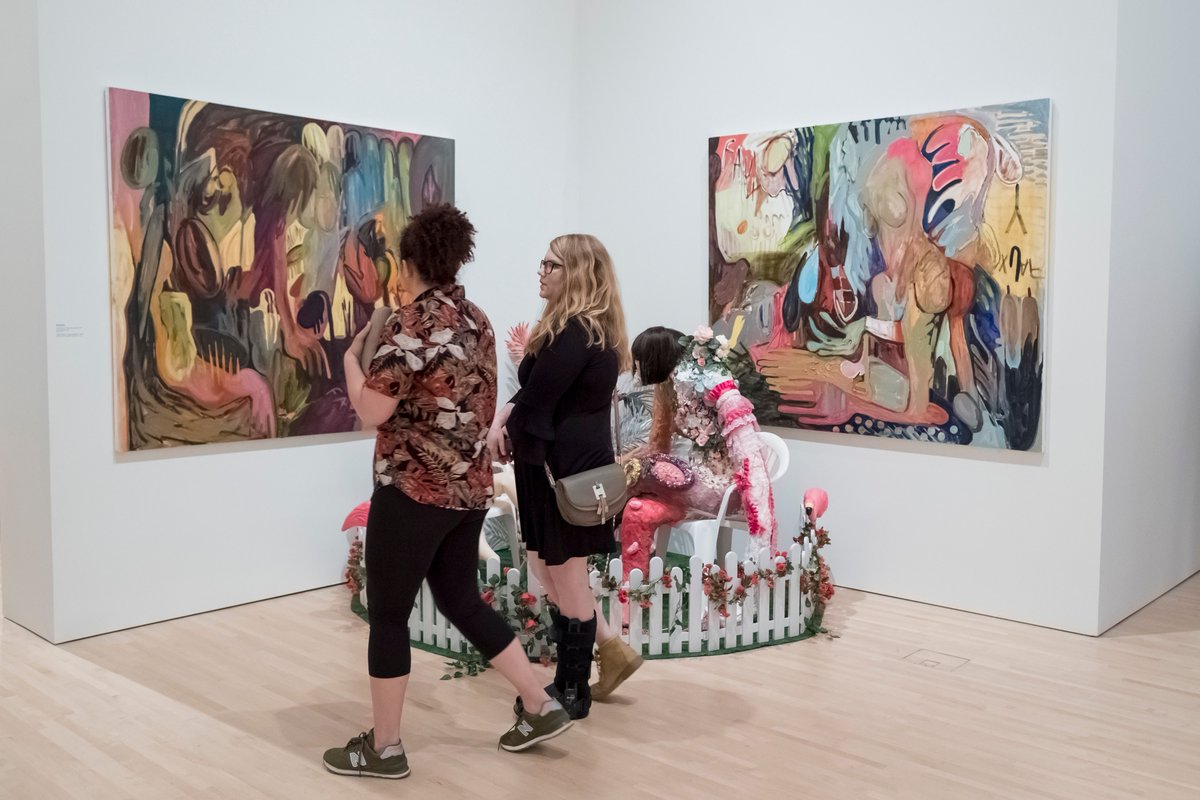 kemperartmuseum's tweet photo. Don't miss Patricia Olynyk, director of the @SamFoxSchool Graduate School of Art, discussing the #MFA18 exhibition, tomorrow , 5/16, at 5p. Find out more at https://t.co/Q6lKjE1cg1 https://t.co/vxHPodJUVo
