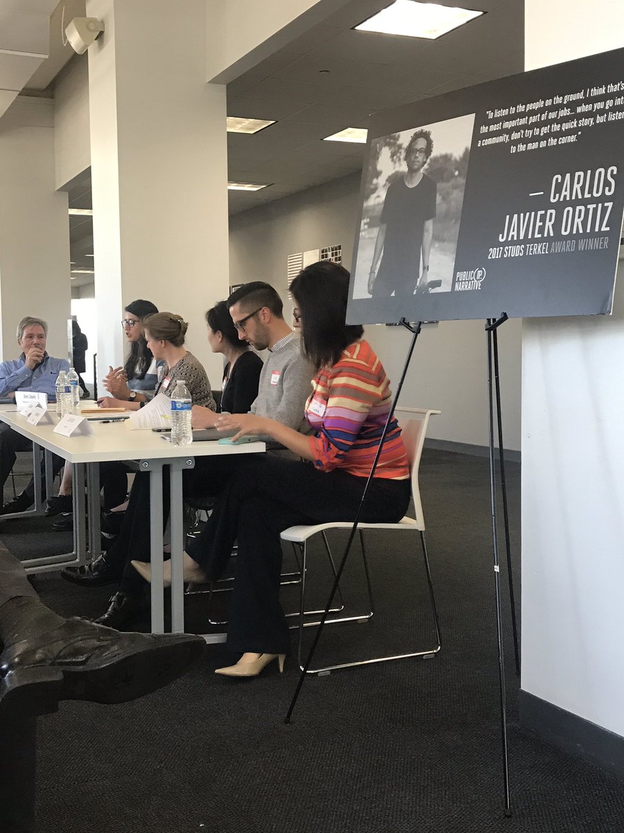 LupeL07's tweet photo. Covering Immigration , event here at Columbia College .                  Migration doesn't start at our borders -Amy Shannon from Alianza Americas . https://t.co/eHSTTUdPUP
