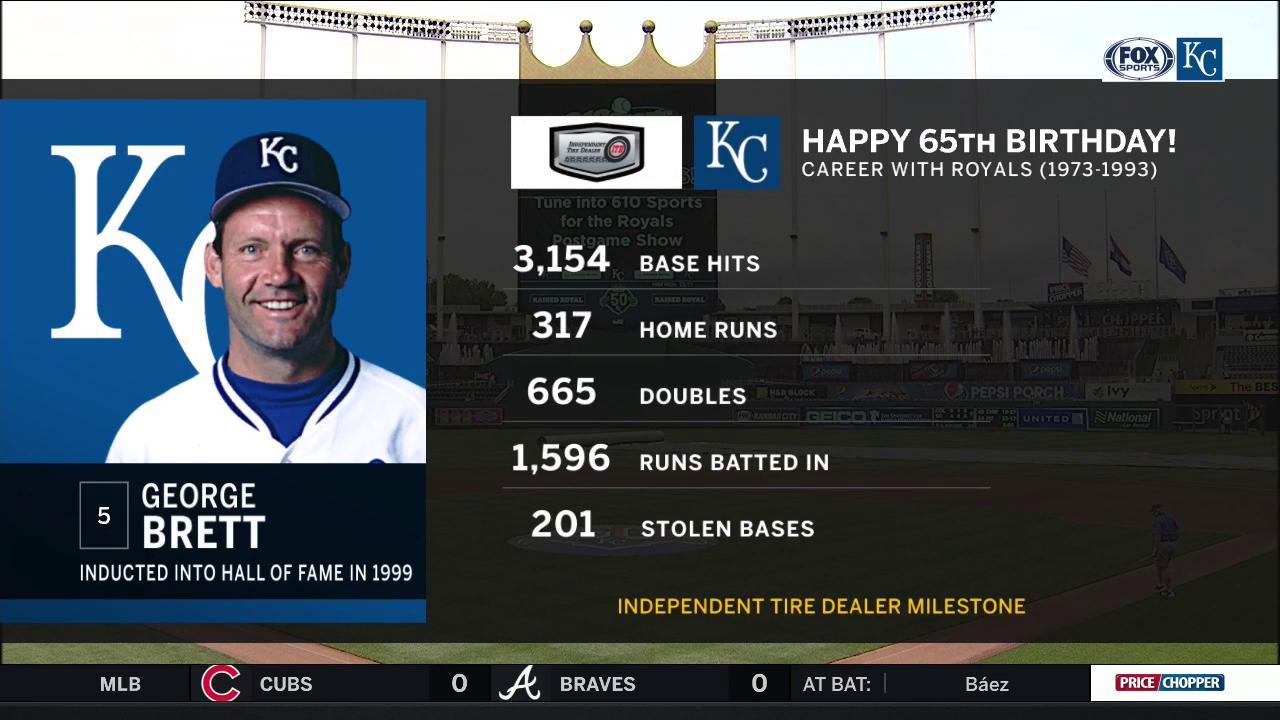 65 never looked so good. Happy birthday to THE George Brett! 