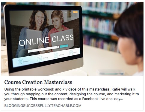 Katie_Hornor's tweet photo. "Take Katie's Masterclass. You won't be sorry." - Betsi Hill, https://t.co/escP6Fvj9r #bloggingclass https://t.co/UMedMHNLKS https://t.co/xrTJv76kwV