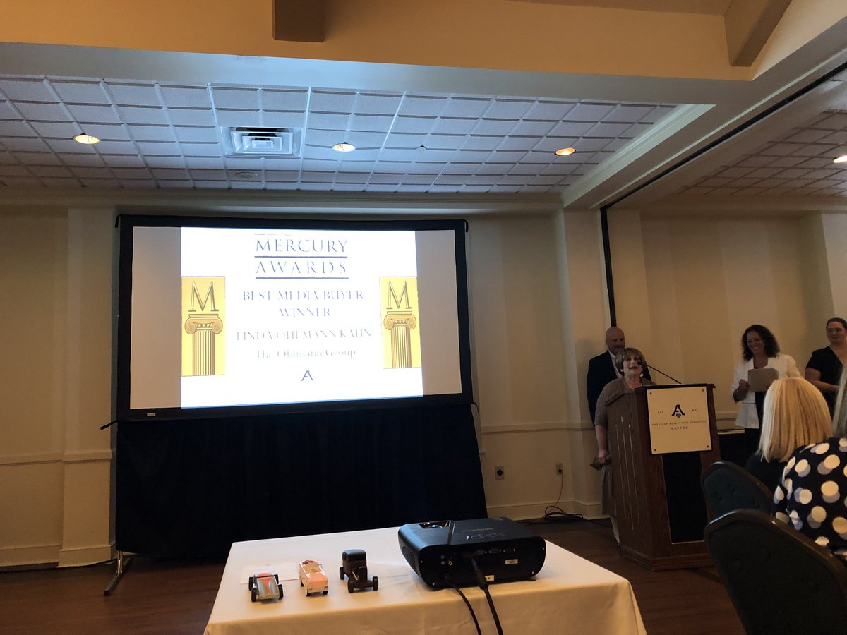 Media Buyer of the Year is none other than Linda Kahn! Congratulations on this well deserved honor, Linda! <a href="/AAFDayton/">AAF Dayton</a> #aafdayton #mercuryawards2018