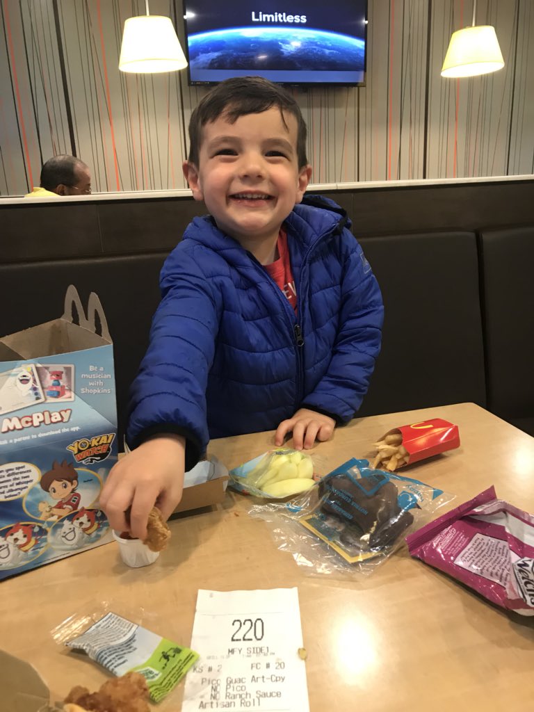 trugs's tweet image. All smiles at @McDonalds after our first swim class 😍 Let’s just say that swim class was the extreme opposite of this smile. 🏊🏼‍♂️🏊🏼‍♂️🏊🏼‍♂️🐠🐟💦💧 #dinnerdate #cjschaefs #oneswimatatime