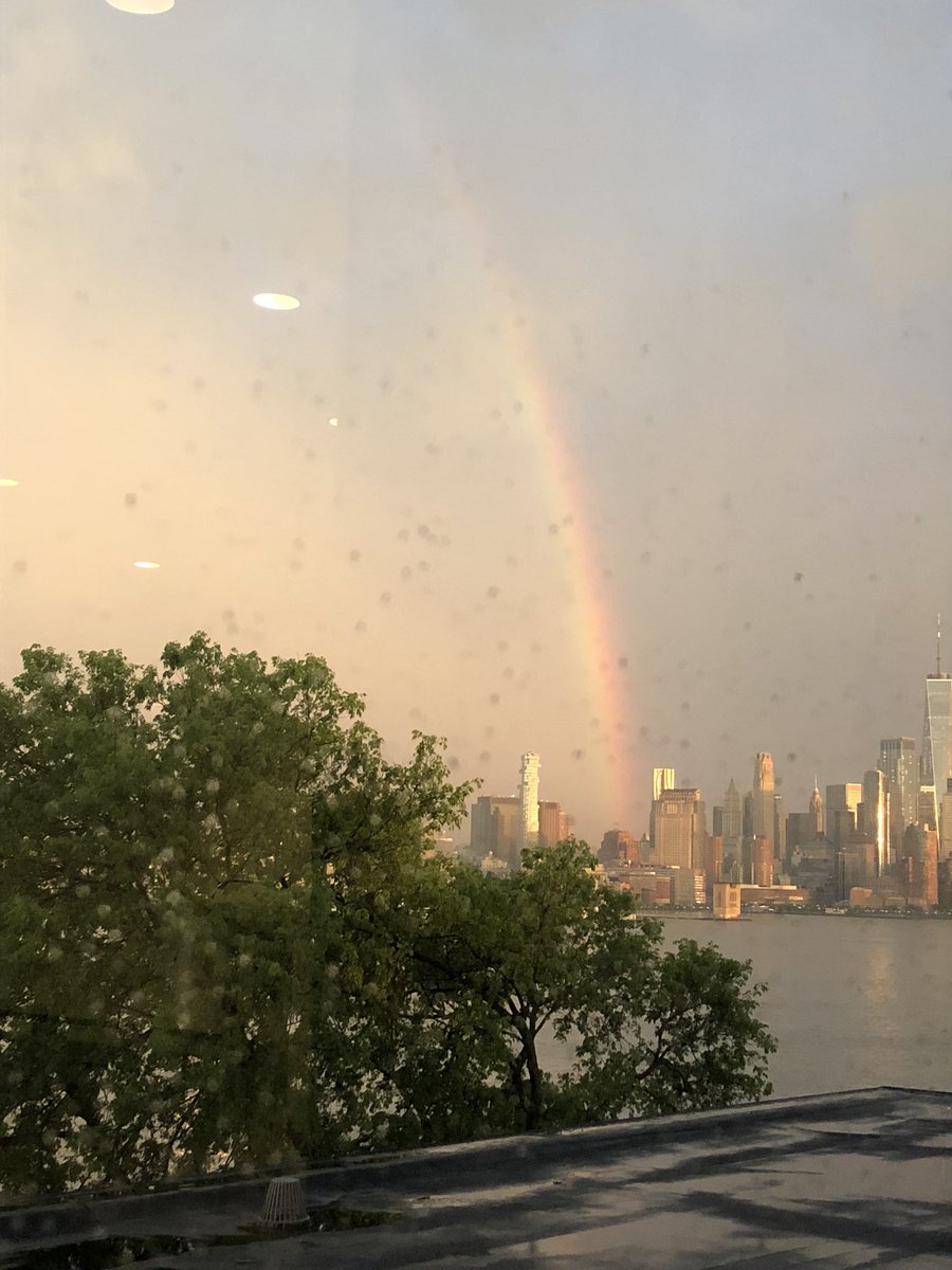 Jgerard86's tweet image. The calm after a storm.  @weatherchannel @HobokenWX #stevenstech #nofilter @CBSNewYork